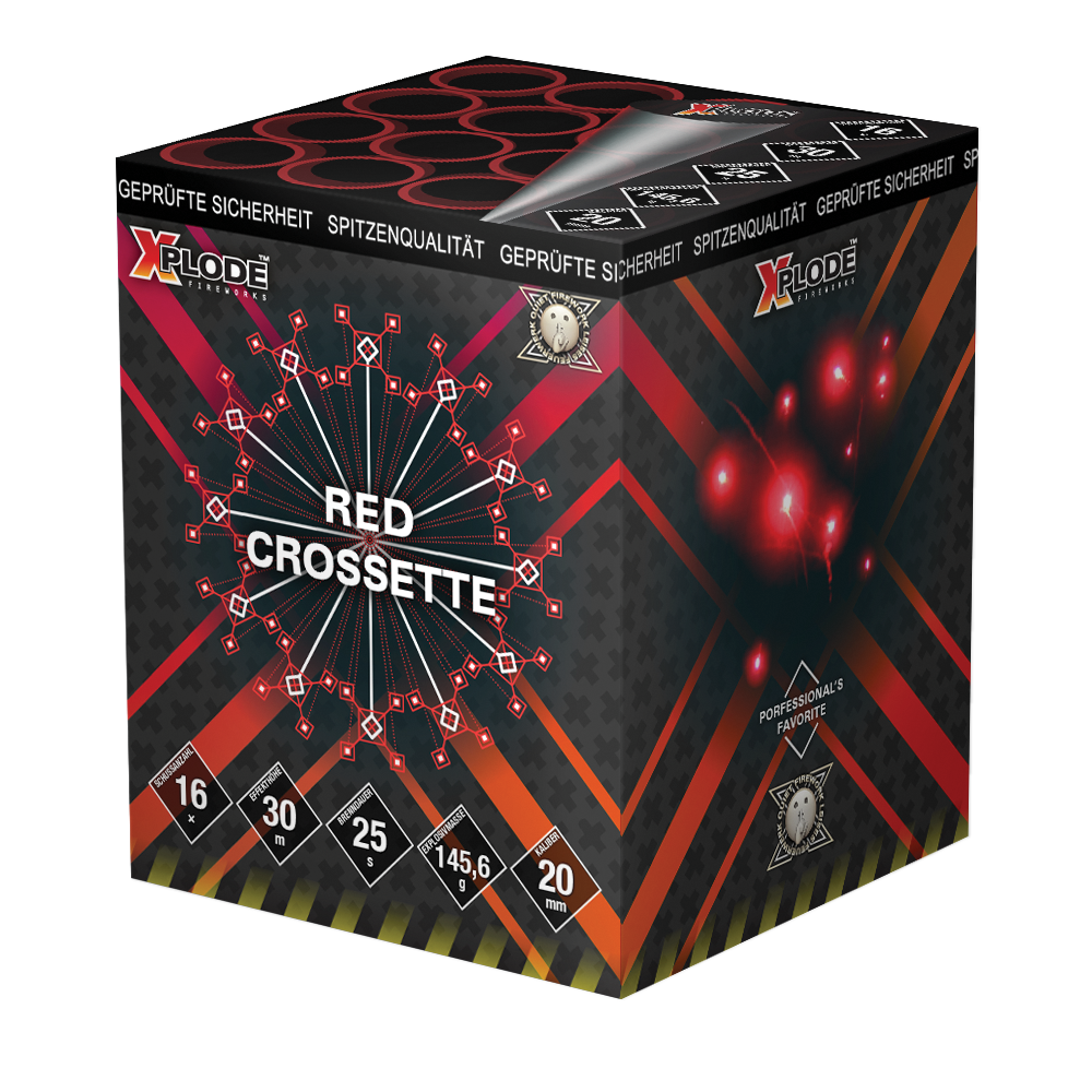Foto auf Red Crossette