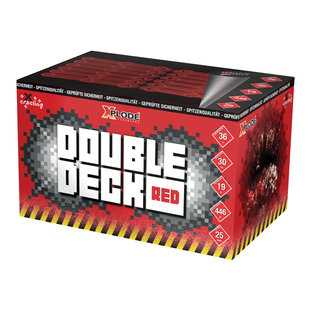 Foto auf Double Deck Red