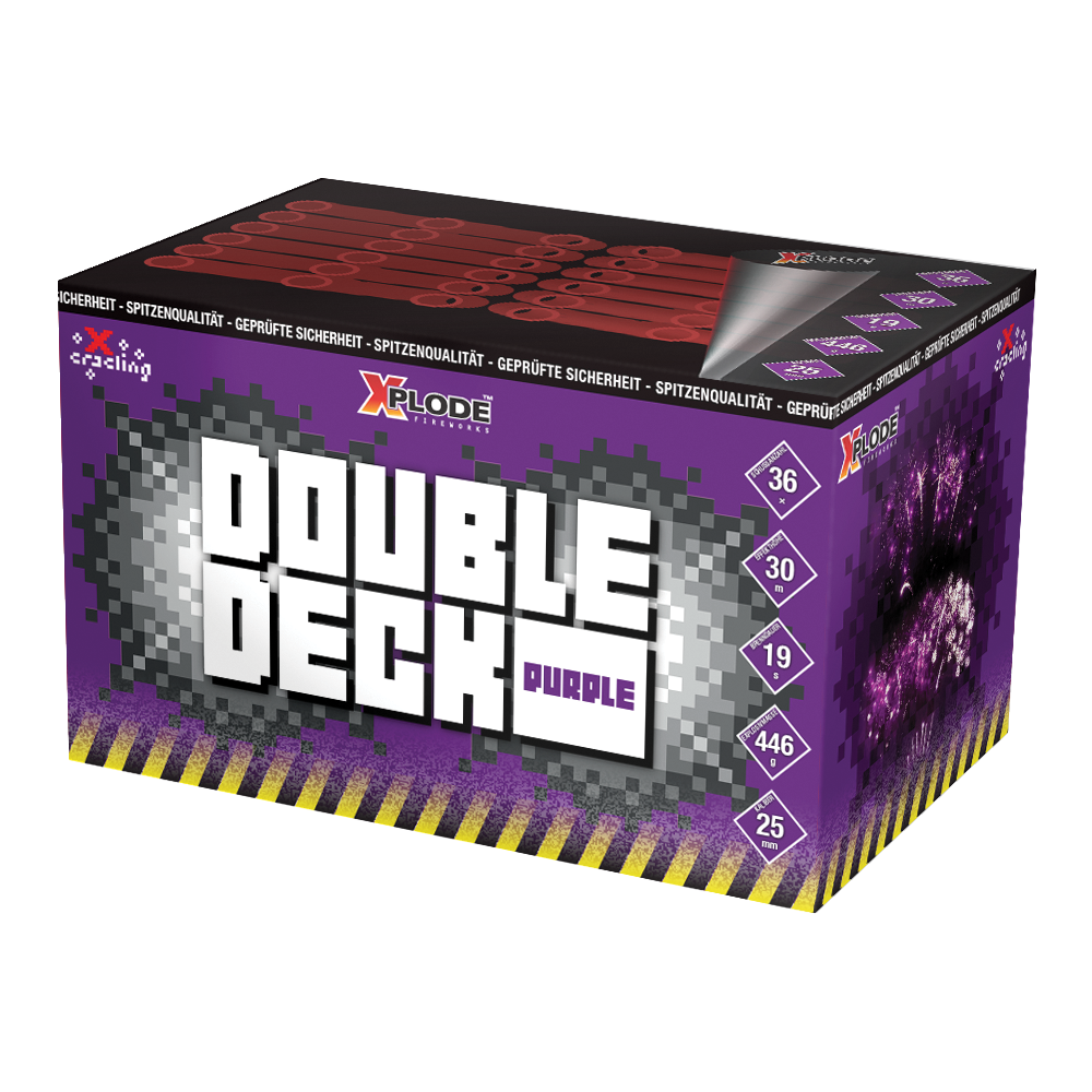 Foto auf Double Deck purple