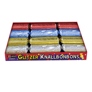 Foto auf Glitzer Knallbonbons 4er